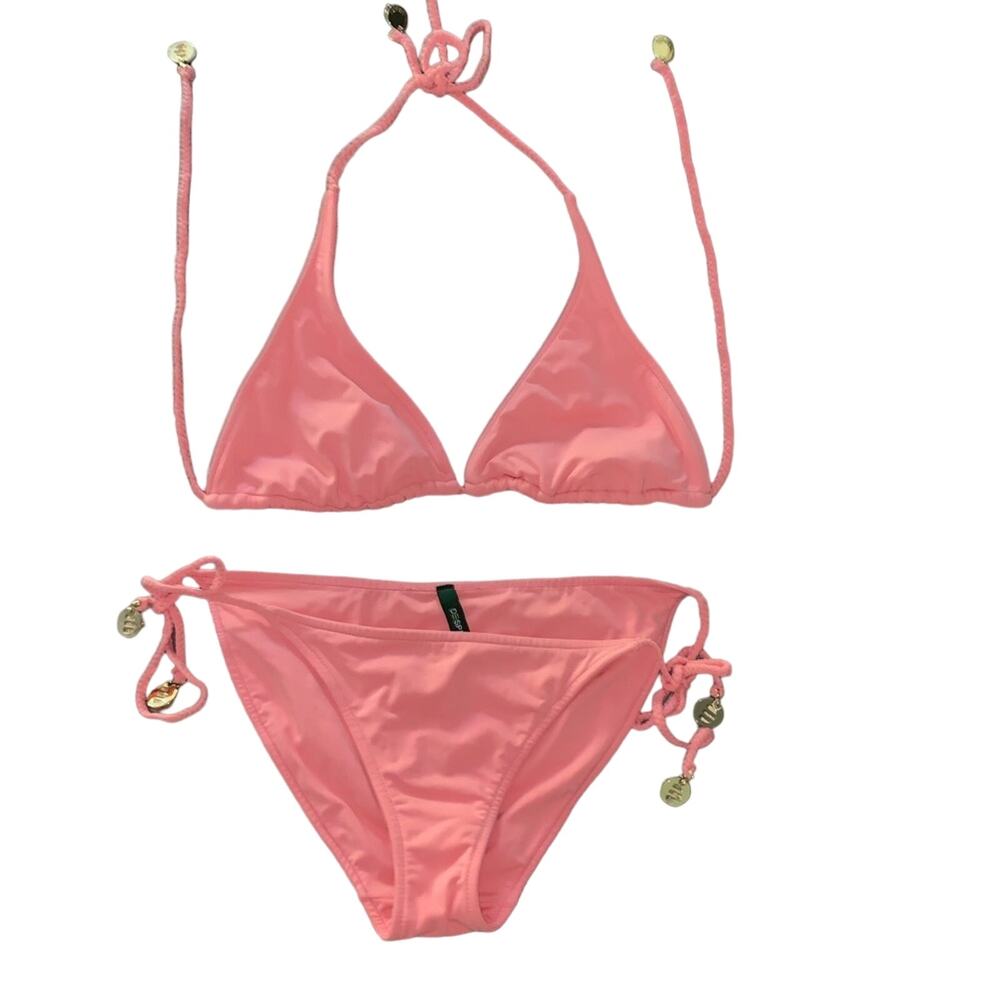 EUC DESPi Brazil coral string biking set Size Medium